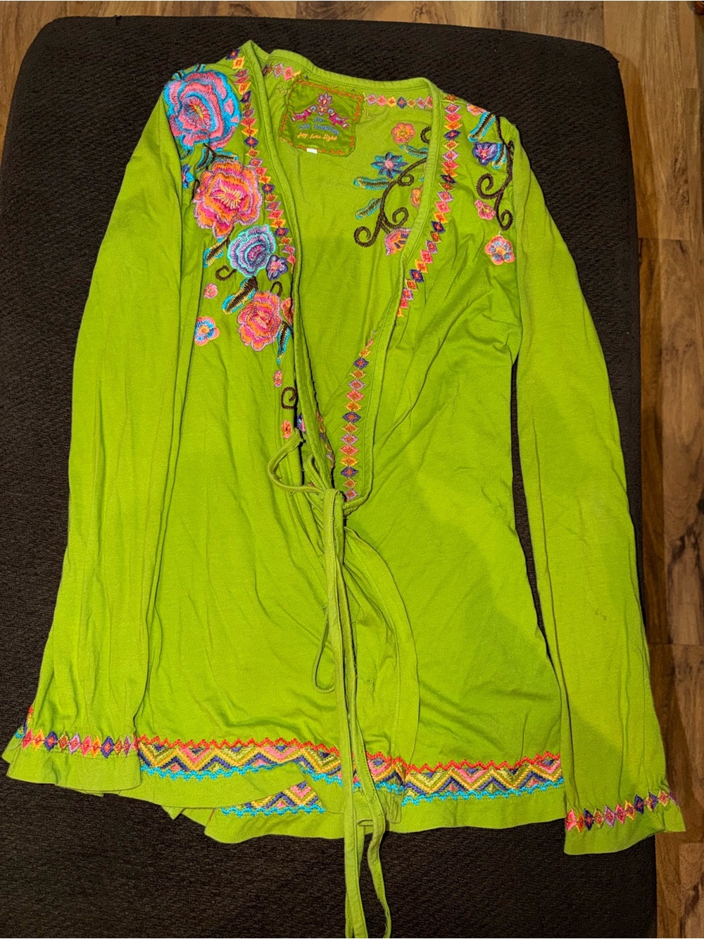 Johnny Was embroidered top